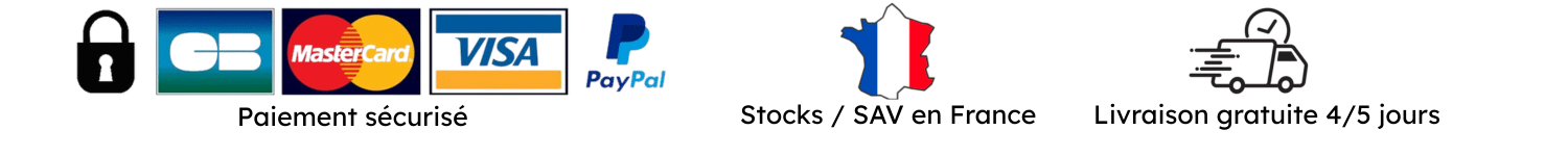 Livraison 4:5 jours Stocks en france