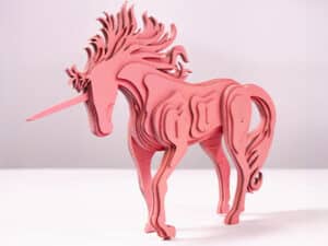 Material_Paper-3 Cheval en papier graveur Fluxlaser